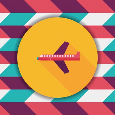 Uzun Gölge, eps10 ile uçak düz simgesi