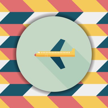 Uzun Gölge, eps10 ile uçak düz simgesi