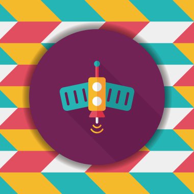 Uzun Gölge, eps10 ile uzay uydu düz simgesi