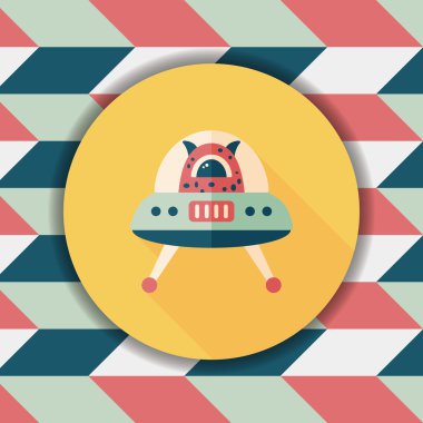 Uzun Gölge, eps10 alanı düz simgesiyle