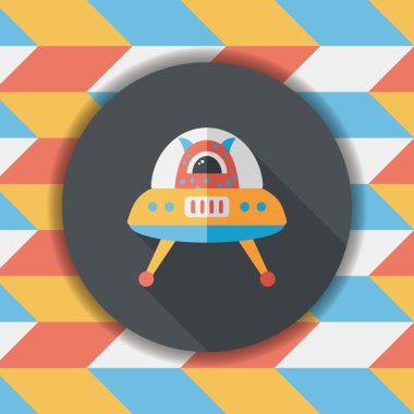 Uzun Gölge, eps10 alanı düz simgesiyle