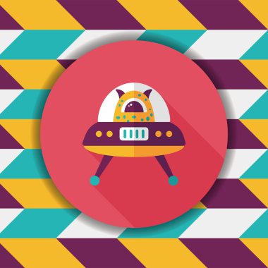 Uzun Gölge, eps10 alanı düz simgesiyle