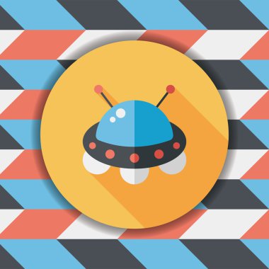 Uzun Gölge, eps10 alanı düz simgesiyle