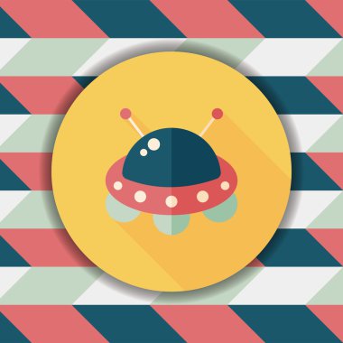 Uzun Gölge, eps10 alanı düz simgesiyle