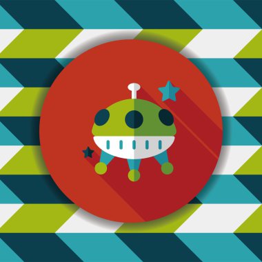 Uzun Gölge, eps10 alanı düz simgesiyle