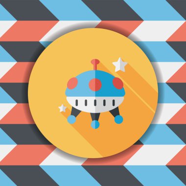 Uzun Gölge, eps10 alanı düz simgesiyle