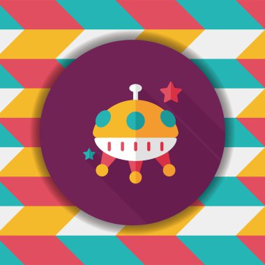 Uzun Gölge, eps10 alanı düz simgesiyle