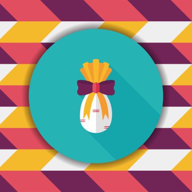 Uzun Gölge, eps10 ile Çin yeni yıl hediyeleri düz simgesi