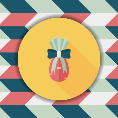 Uzun Gölge, eps10 ile Çin yeni yıl hediyeleri düz simgesi