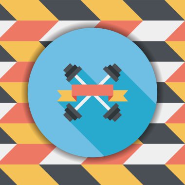 Uzun Gölge, eps10 ile Halter bayrakları düz simgesi