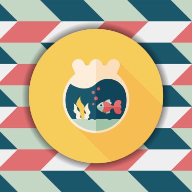 Uzun Gölge, eps10 ile Sevgililer günü cupcake düz simgesi