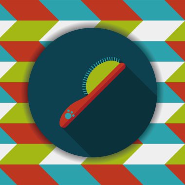 Uzun Gölge, eps10 ile Sevgililer günü cupcake düz simgesi