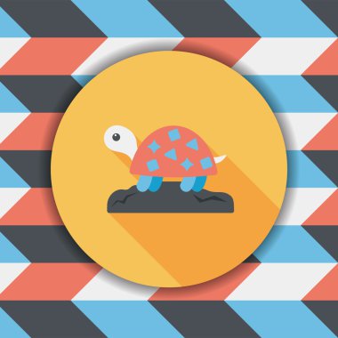 Uzun Gölge, eps10 ile Sevgililer günü cupcake düz simgesi