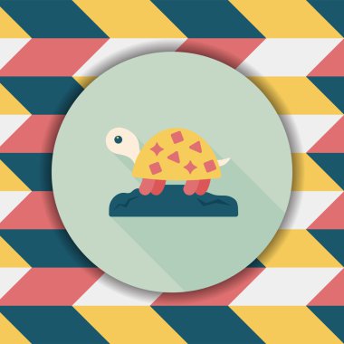 Uzun Gölge, eps10 ile Sevgililer günü cupcake düz simgesi