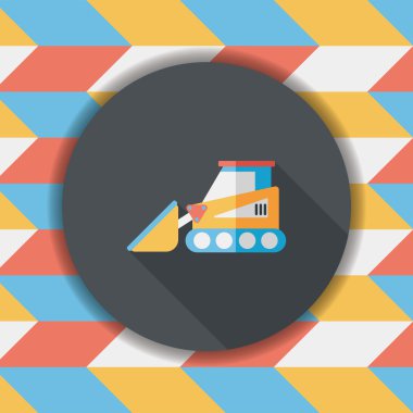 Uzun Gölge, eps10 ile Ulaştırma Paletler-Düzleme paleti düz simgesi