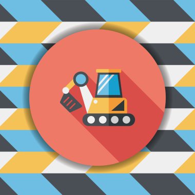 Uzun Gölge, eps10 ile ulaşım tarak düz simgesi