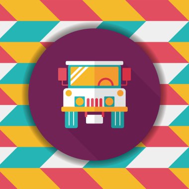 Uzun Gölge, eps10 ile ulaşım çekiç düz simgesi