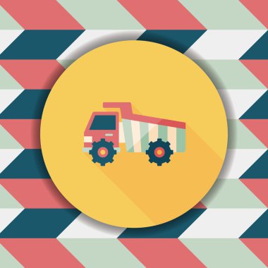 Uzun Gölge, eps10 ile ulaşım tarak düz simgesi