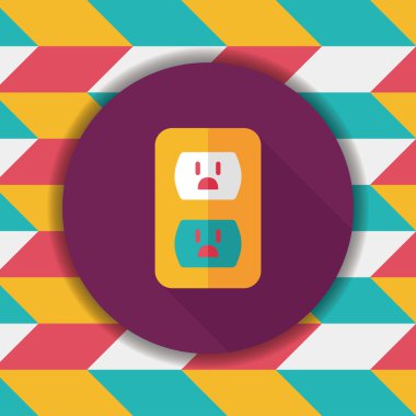 Uzun Gölge, eps1 ile çevre koruma kavramı düz simgesi