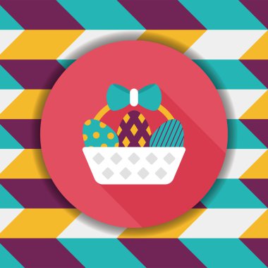 Uzun Gölge, eps10 Paskalya yortusu yumurta düz simgesiyle