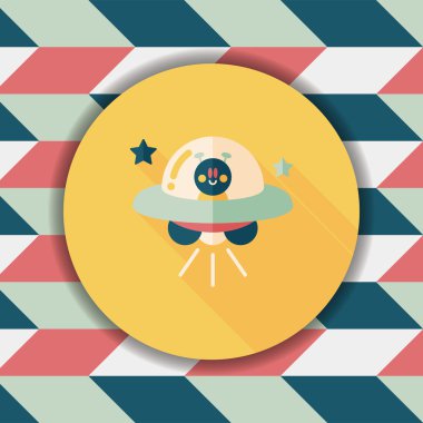 Uzun Gölge, eps10 alanı düz simgesiyle