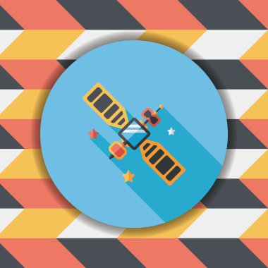 Uzun Gölge, eps10 ile uzay uydu düz simgesi