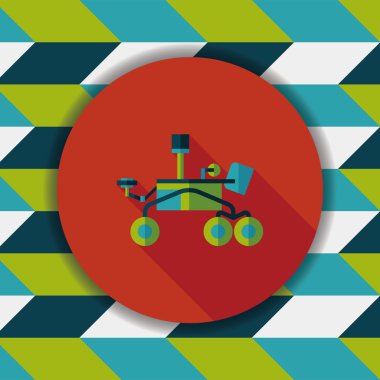 Uzun Gölge, eps10 ile alan Rover düz simgesi