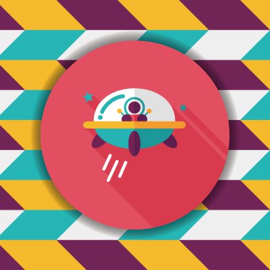 Uzun Gölge, eps10 alanı düz simgesiyle