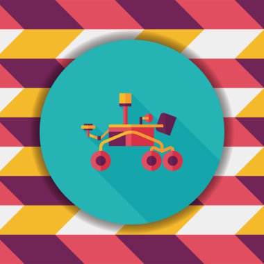 Uzun Gölge, eps10 ile alan Rover düz simgesi