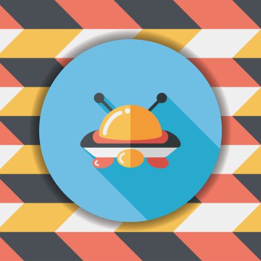 Uzun Gölge, eps10 alanı düz simgesiyle