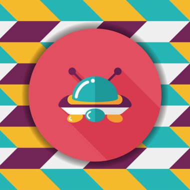 Uzun Gölge, eps10 alanı düz simgesiyle