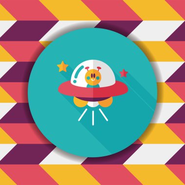 Uzun Gölge, eps10 alanı düz simgesiyle