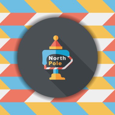 Uzun Gölge, eps10 ile işaret düz simgesi