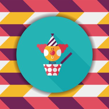 kutu düz simgesi ile uzun gölge, eps10 jack