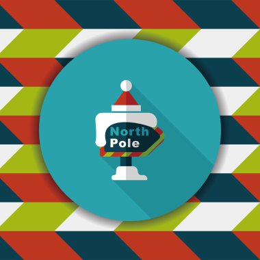 Uzun Gölge, eps10 ile işaret düz simgesi