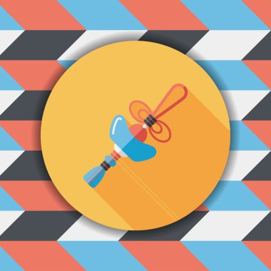 Çin yeni yılı uzun gölge, eps10, Altın külçe düz simgesiyle lu