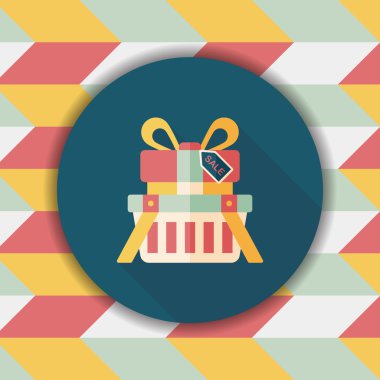 Uzun Gölge, eps10 alışveriş mevcut düz simgesiyle