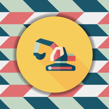 Uzun Gölge, eps10 ile ulaşım tarak düz simgesi