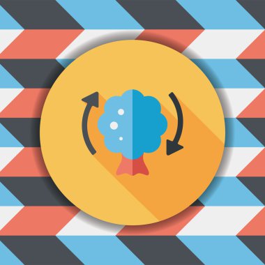 Uzun Gölge, eps1 ile çevre koruma kavramı düz simgesi