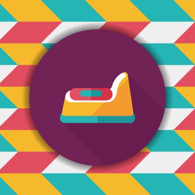 Bebek uzun gölge, eps10'deki lazımlık düz simgesi