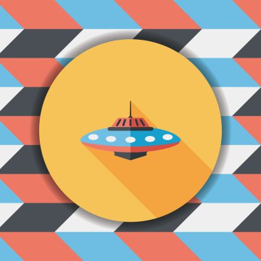 Uzun Gölge, eps10 alanı düz simgesiyle