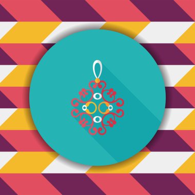 Uzun Gölge, eps10, şanslı Çince Çin yeni yılı düz simgesi