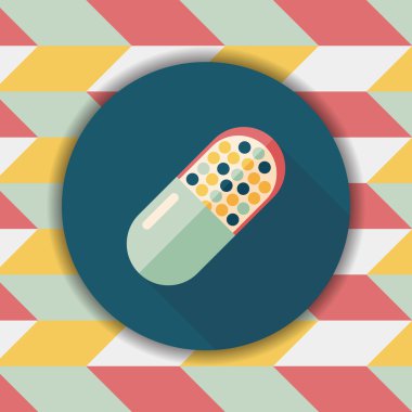 Uzun gölgeli yassı haplar