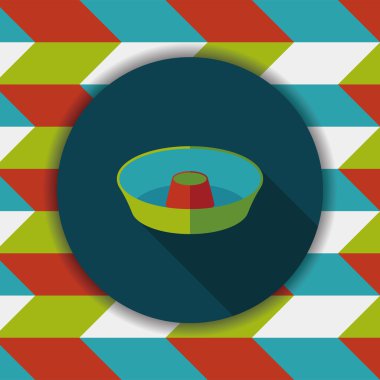 Uzun Gölge, eps10 ile mutfak eşyaları meyve sıkacağı düz simgesi