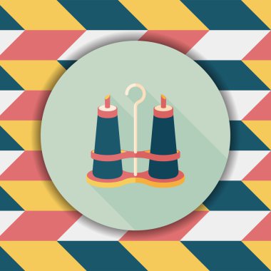 Uzun Gölge, eps10 ile mutfak eşyaları sosu şişe düz simgesi