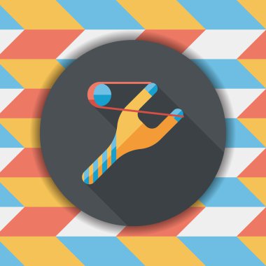 Uzun Gölge, eps10 sapan düz simgesi