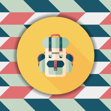 sırt düz uzun gölge simgesiyle