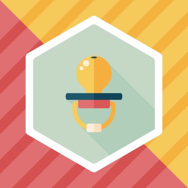 Uzun Gölge, eps 10 bebeğin kukla düz simgesiyle