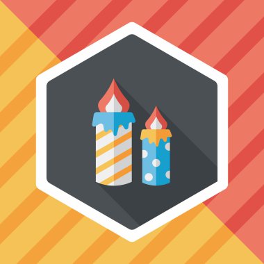 mum uzun gölge, eps10 düz simgesi