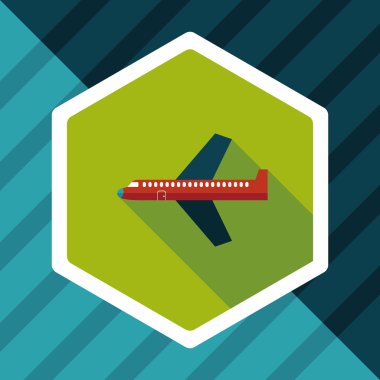 Uzun Gölge, eps10 ile uçak düz simgesi